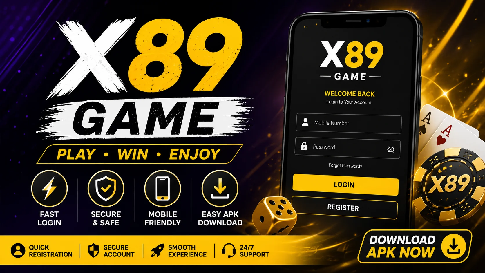 X89 Game Login and APK Download Guide